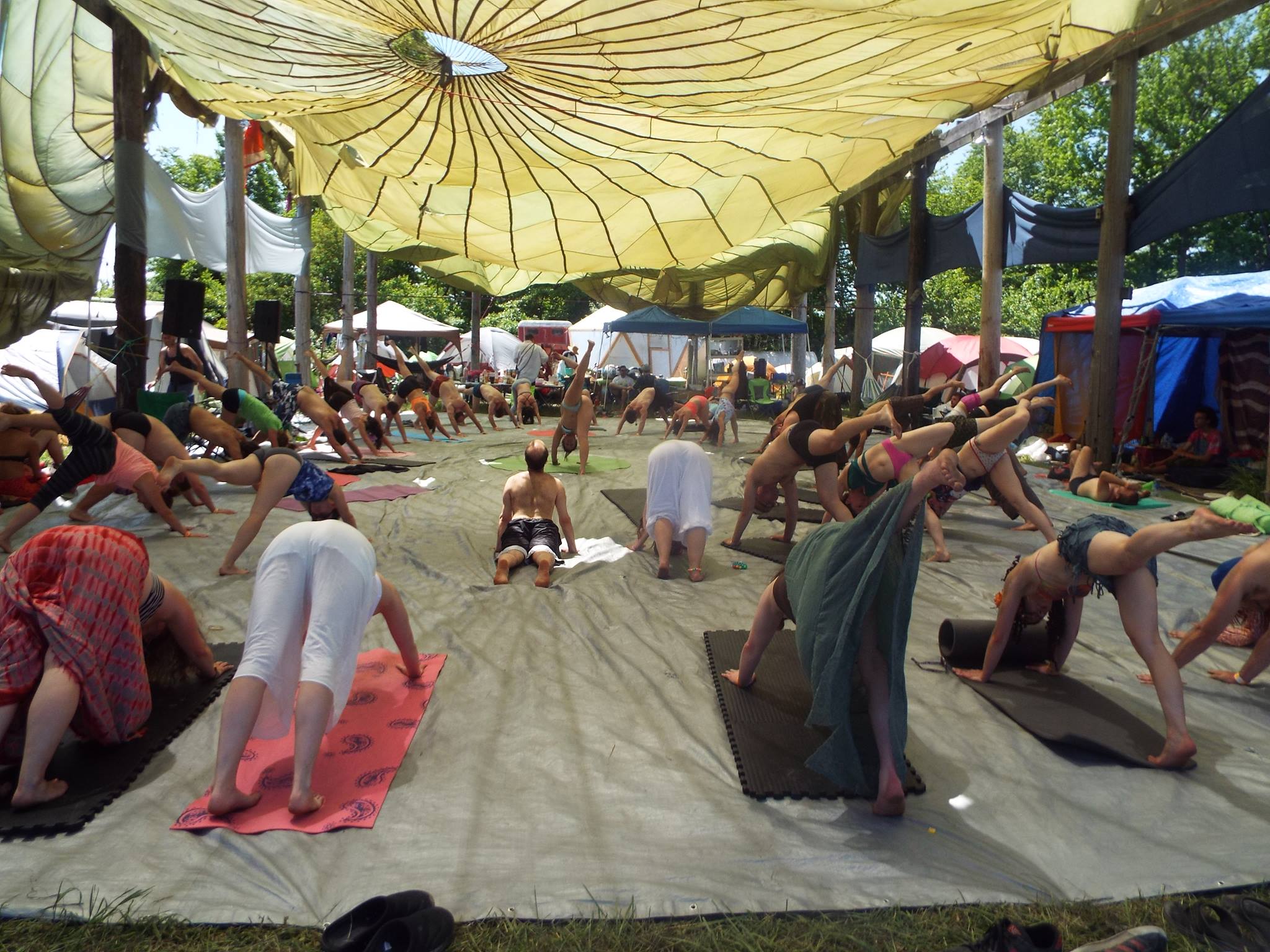 Underpants Yoga